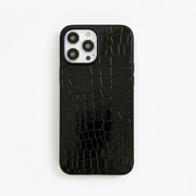 Prestige Noir Case Drop-resistant All-inclusive iPhone Case / Croc series