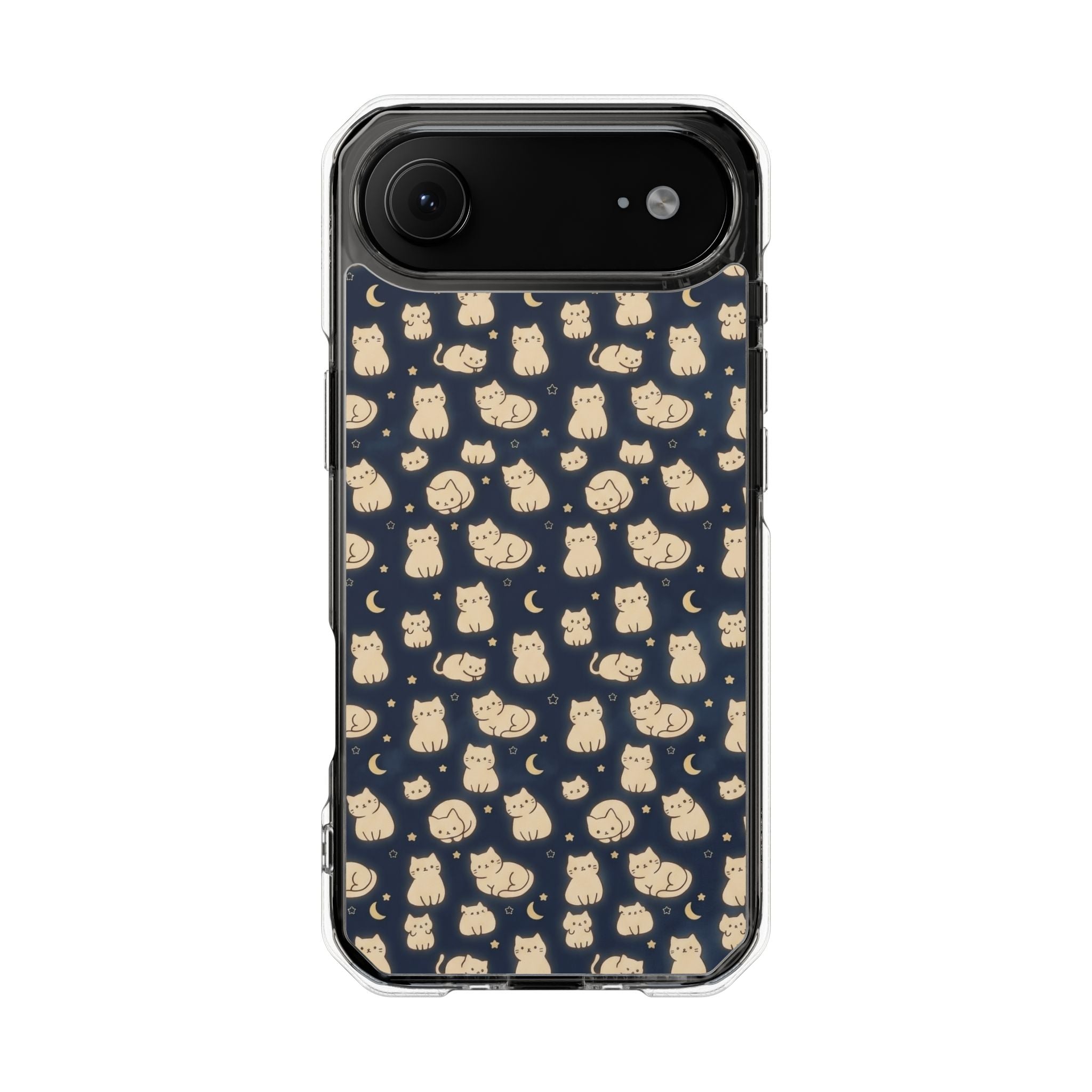 Glowy Cat Clear Impact Cases