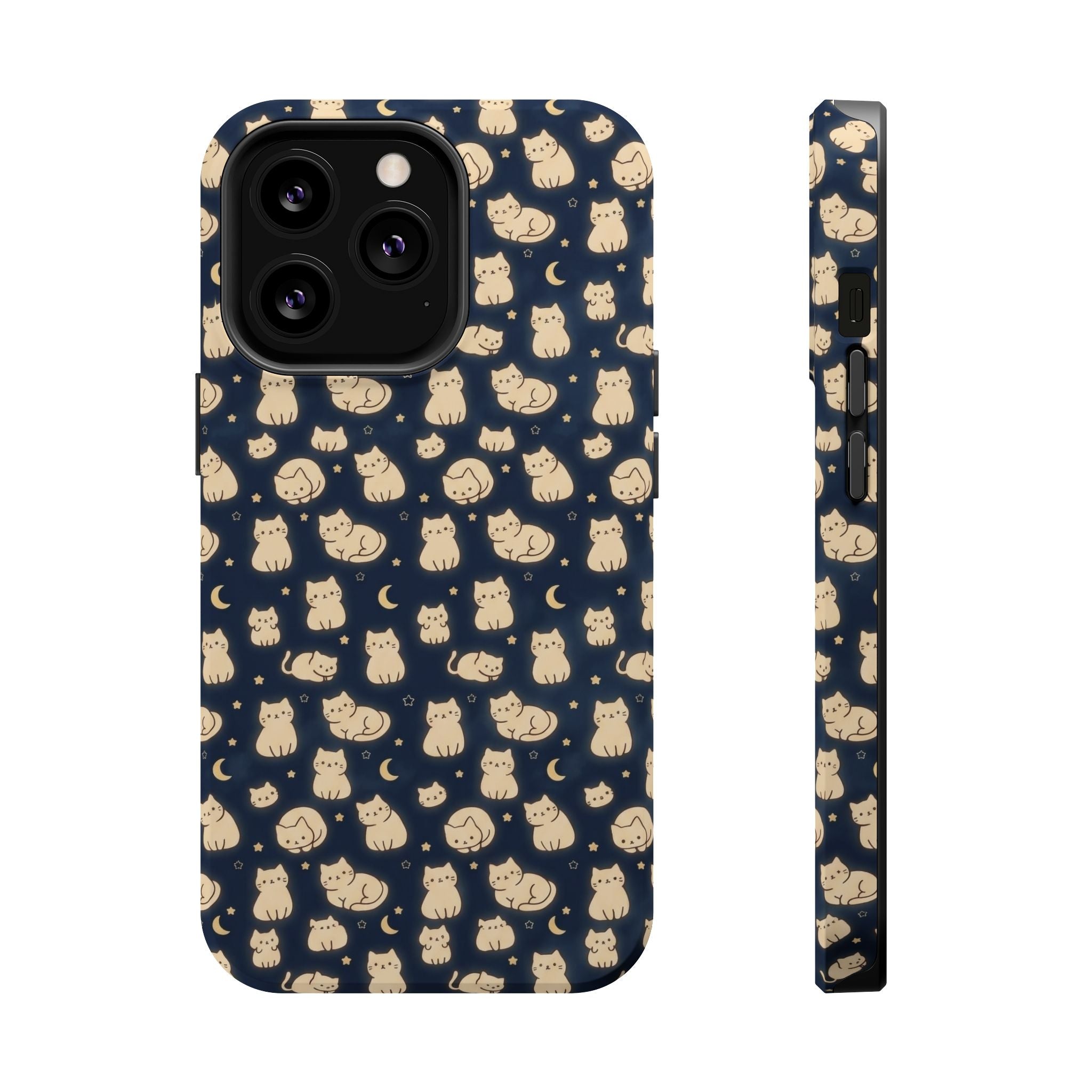 Glowy Cat Clear Impact Case