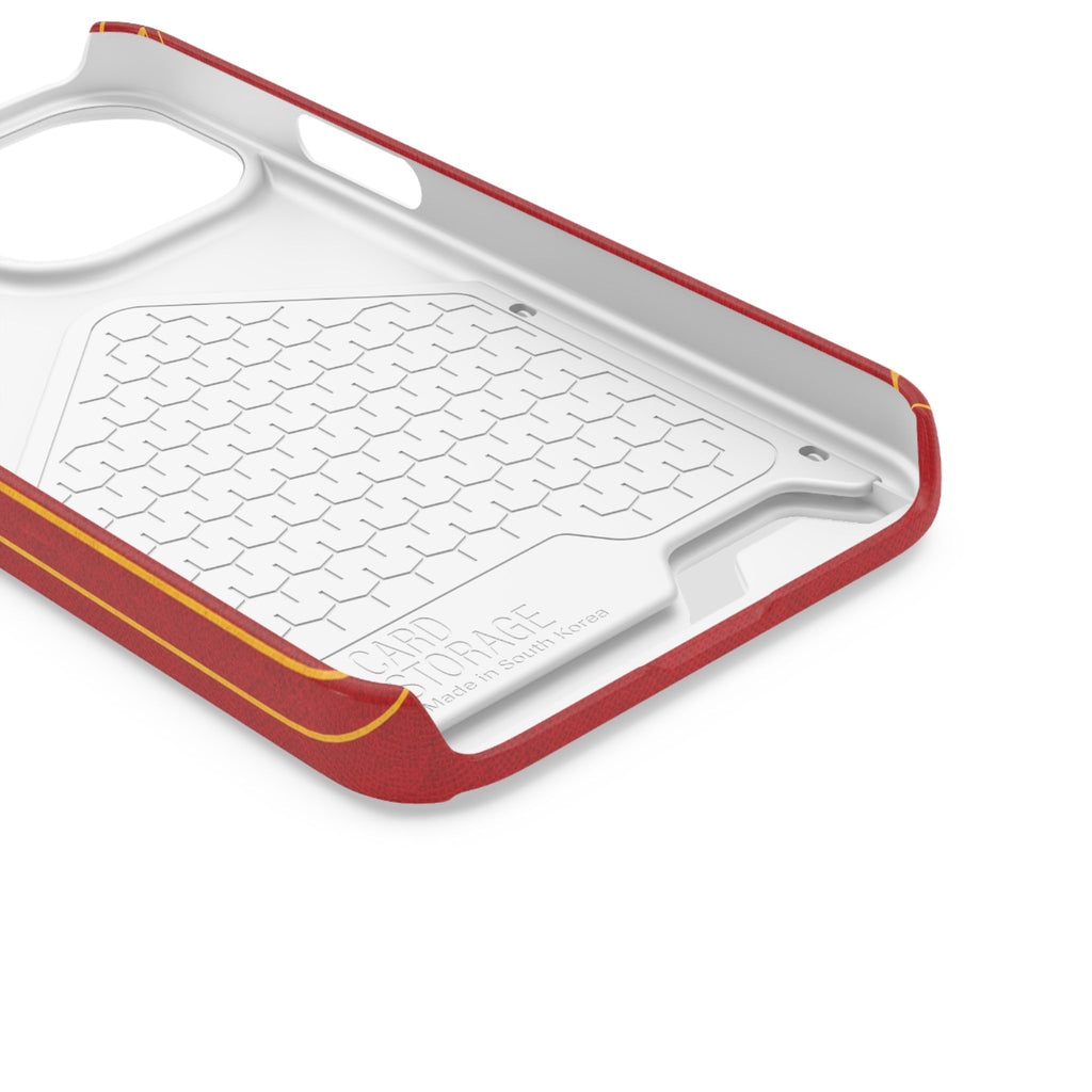 Nazar Phone Case with Card Holder — Bold Retro Indian Eye Protection Design