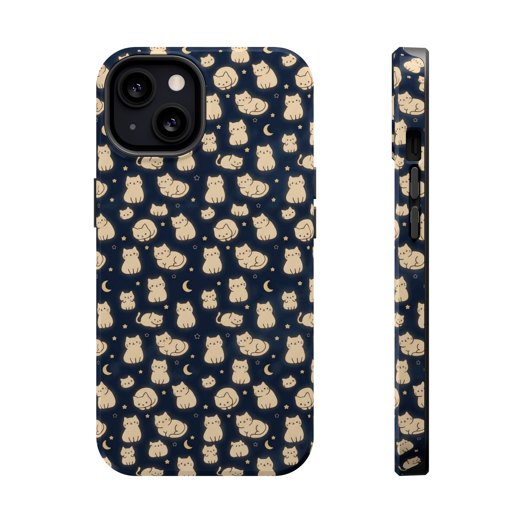 Glowy Cat Clear Impact Case
