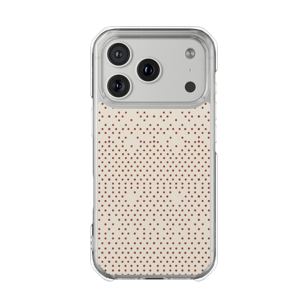 Cinnamon Dots Clear Impact Cases