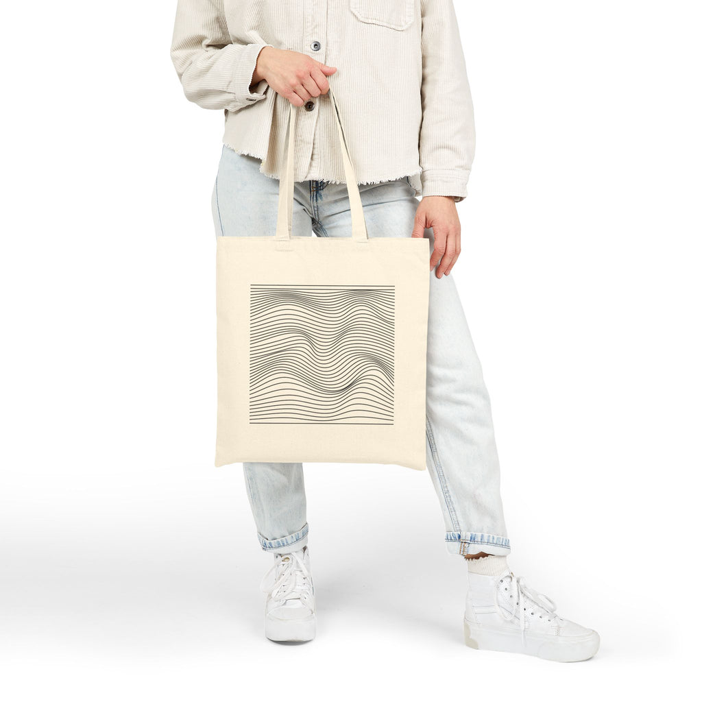 Illusion Cotton Canvas Tote Bag