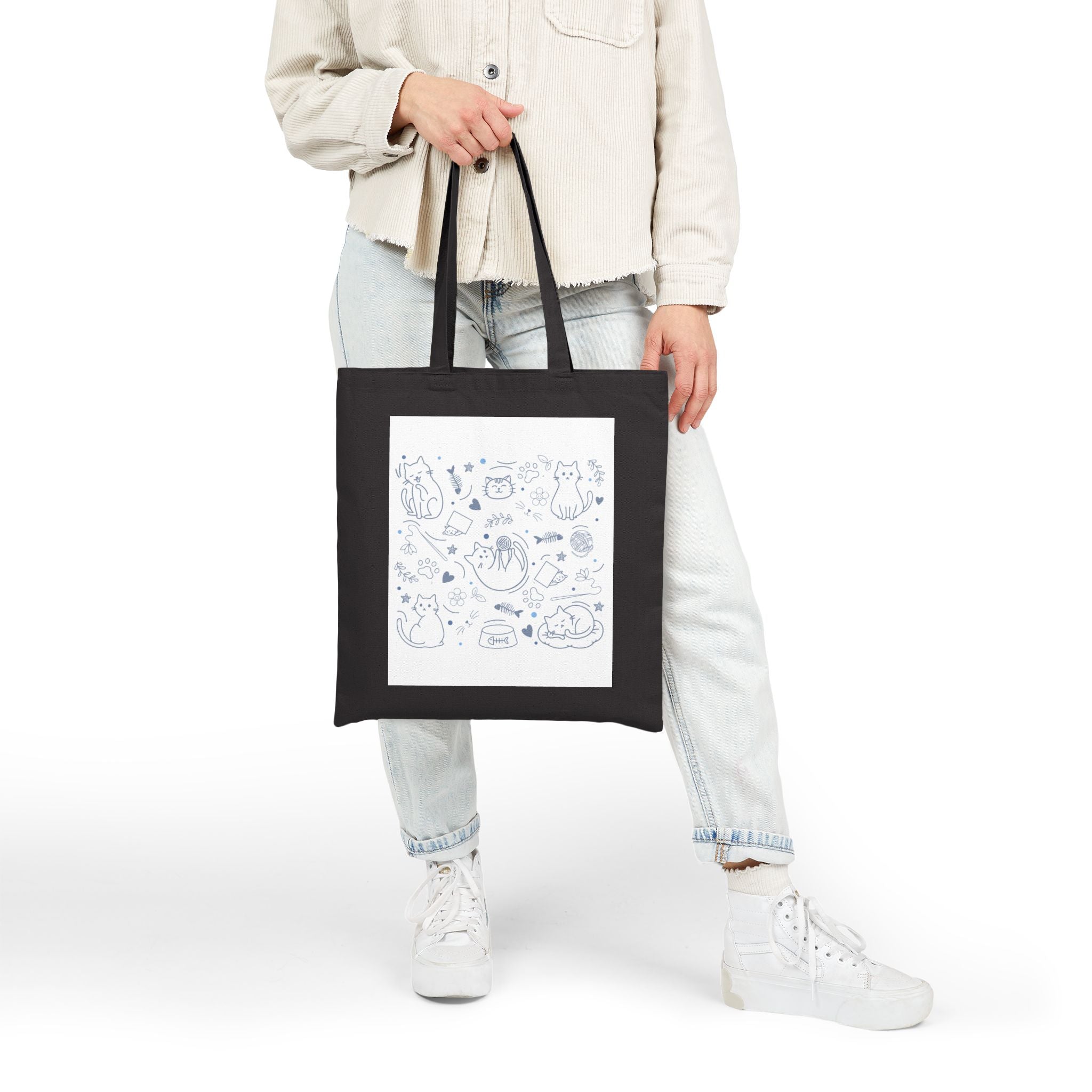 Paw-some Cotton Canvas Tote Bag