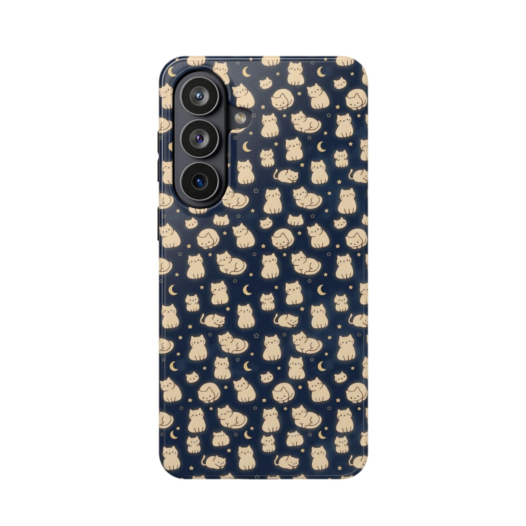Glowy Cat Clear Impact Case