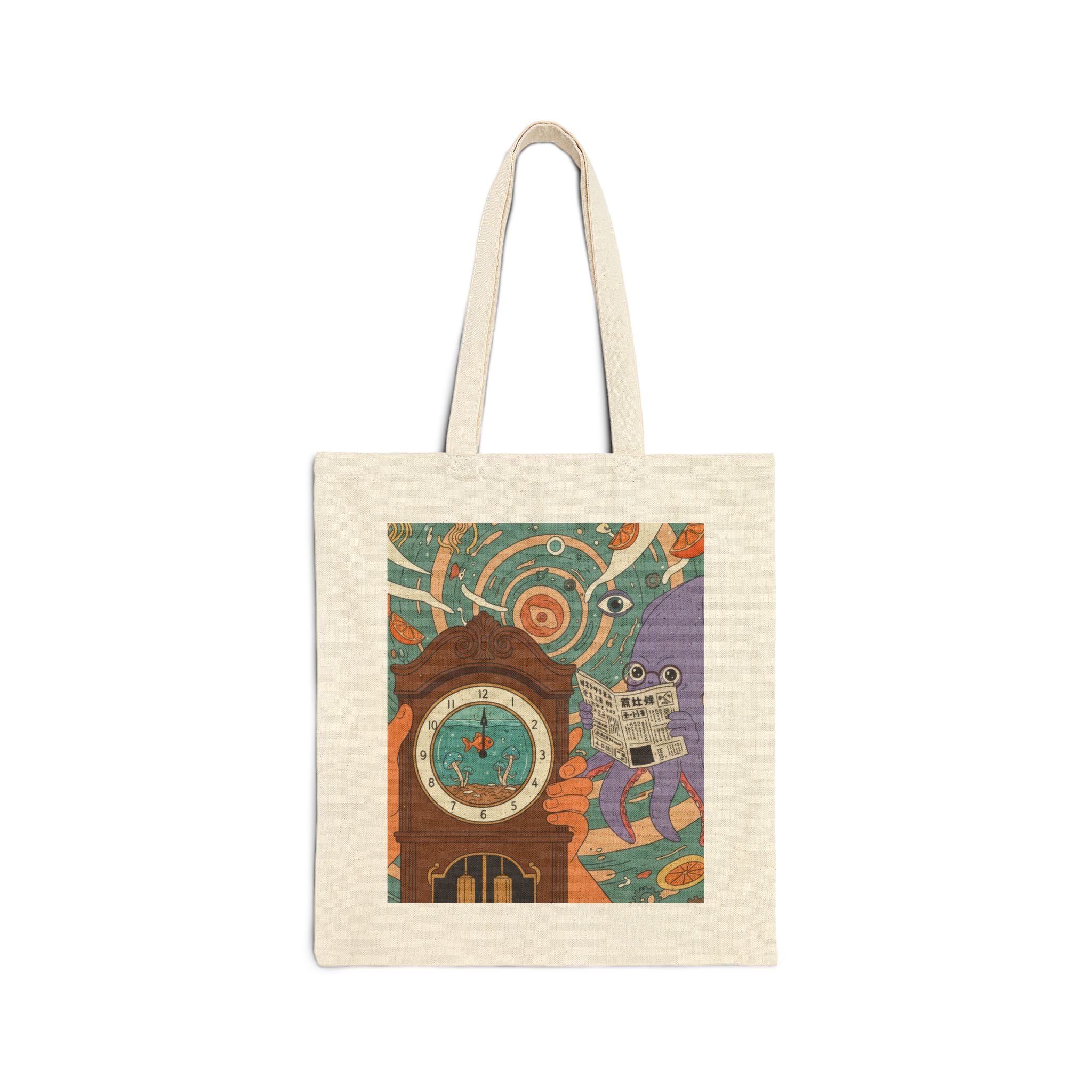 Sea Stories Cotton Canvas Tote Bag