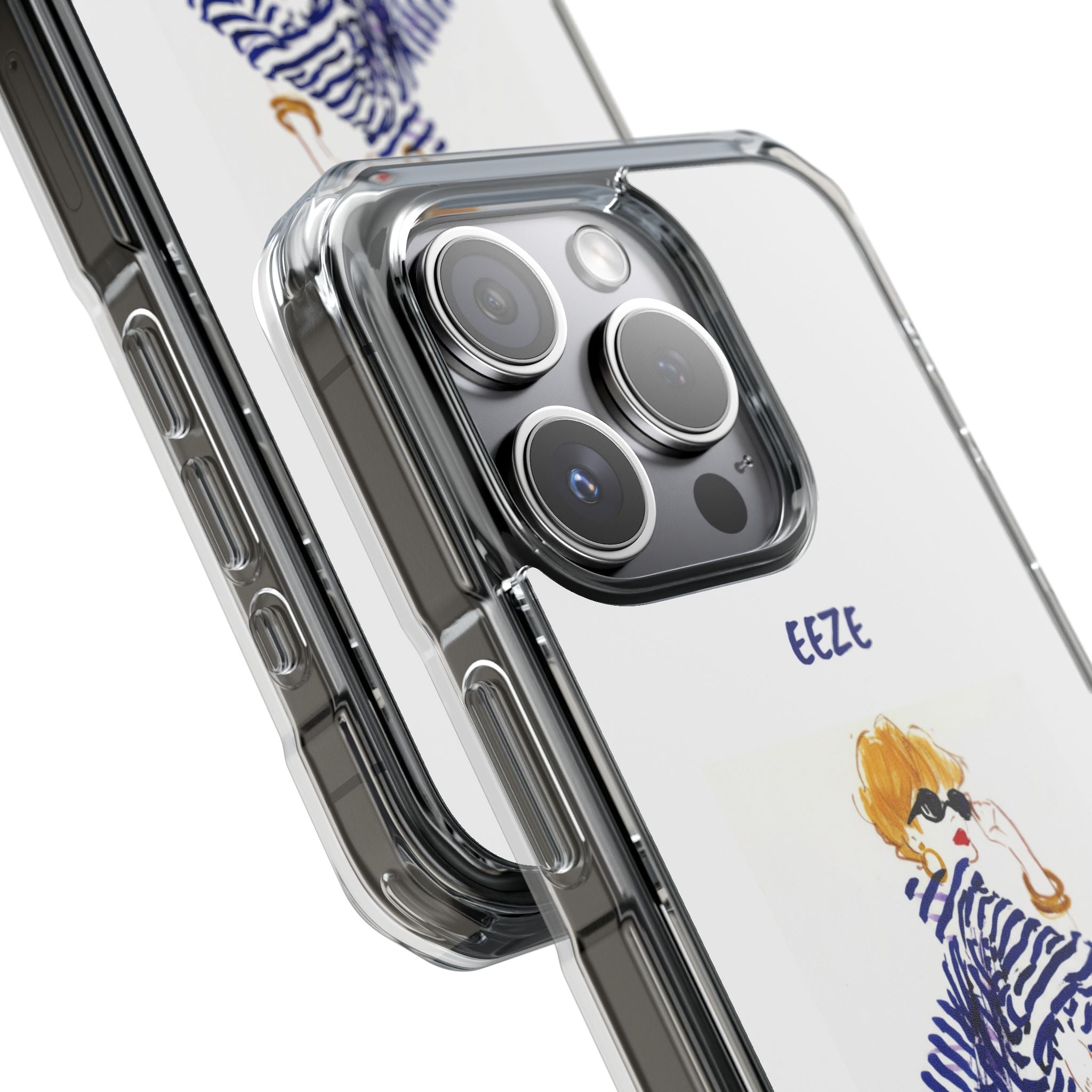 EEZE Girl Magnetic Clear Impact Case