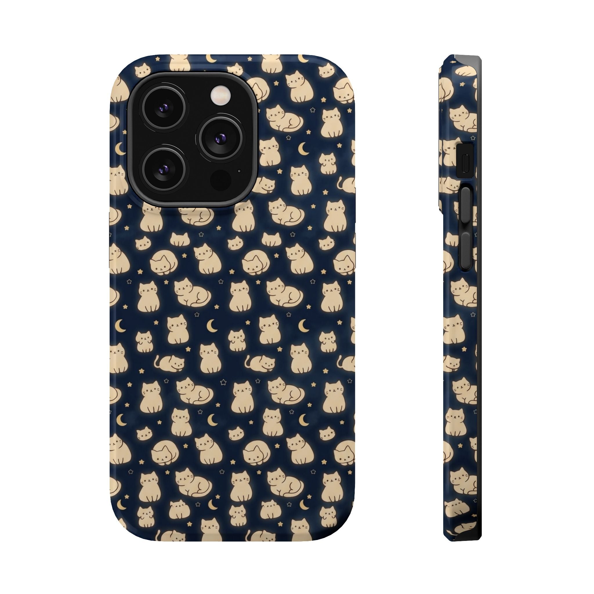 Glowy Cat Clear Impact Case