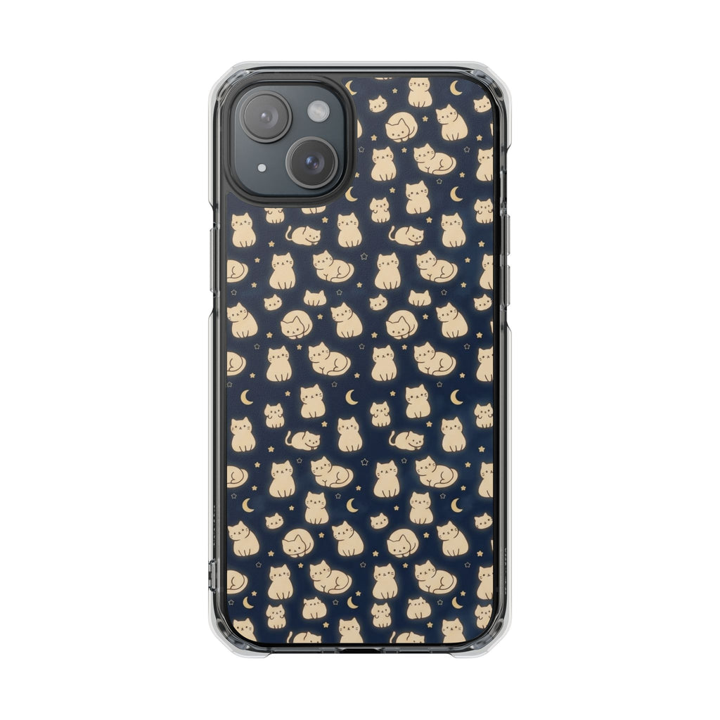 Glowy Cat Clear Impact Cases
