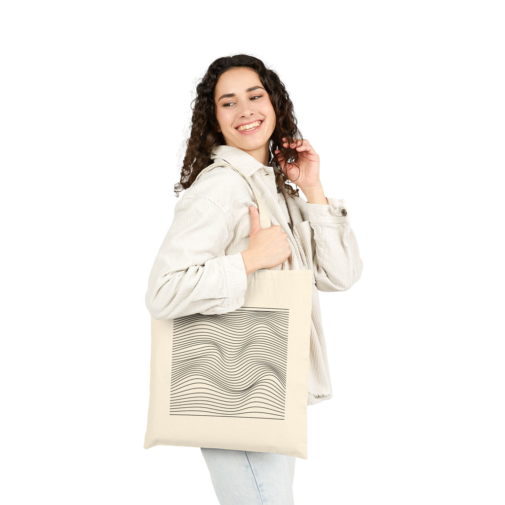 Illusion Cotton Canvas Tote Bag