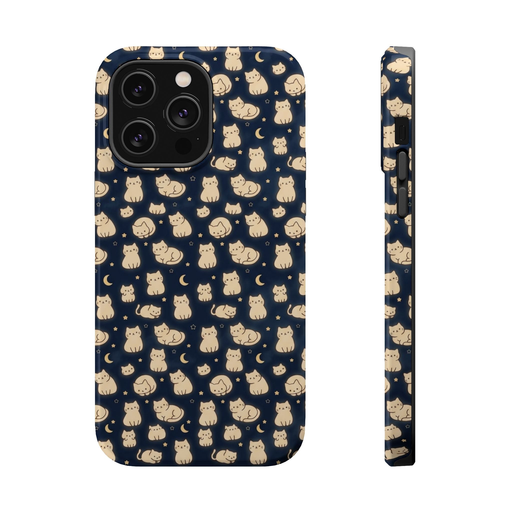 Glowy Cat Clear Impact Case