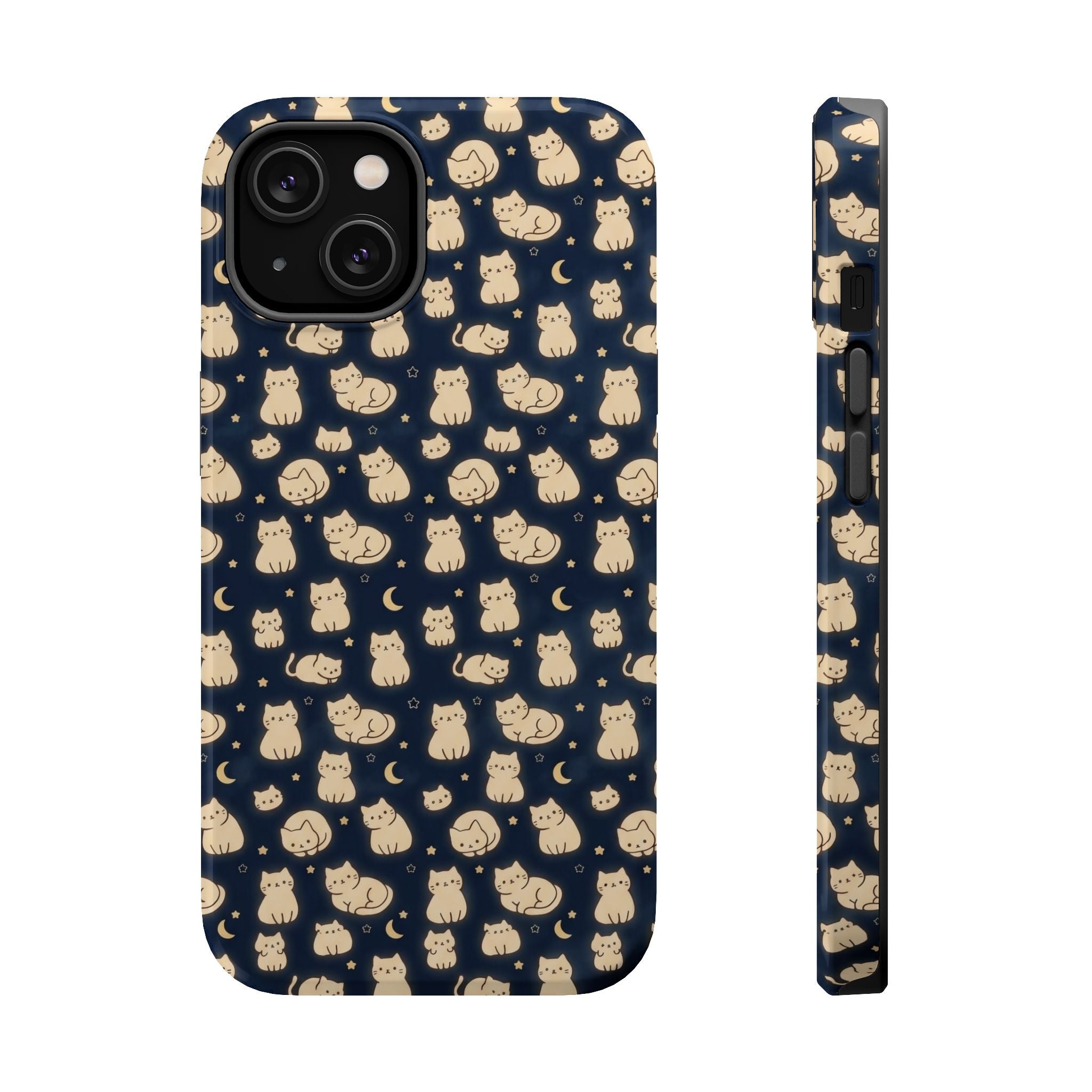 Glowy Cat Clear Impact Case