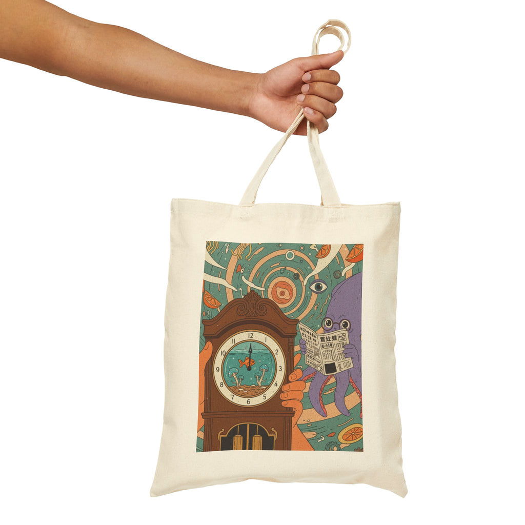 Sea Stories Cotton Canvas Tote Bag