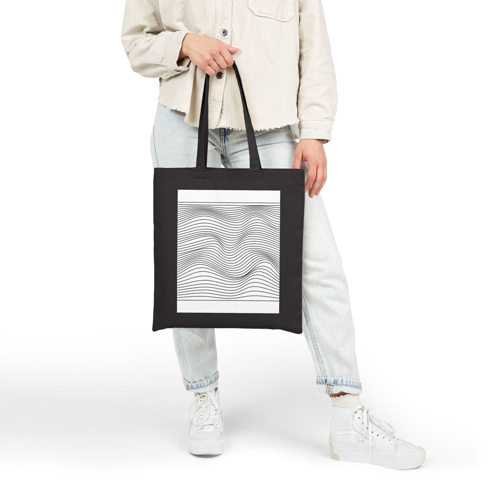 Illusion Cotton Canvas Tote Bag