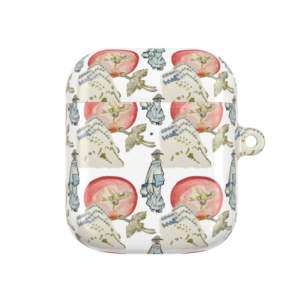 Watercolor Japan AirPods Case