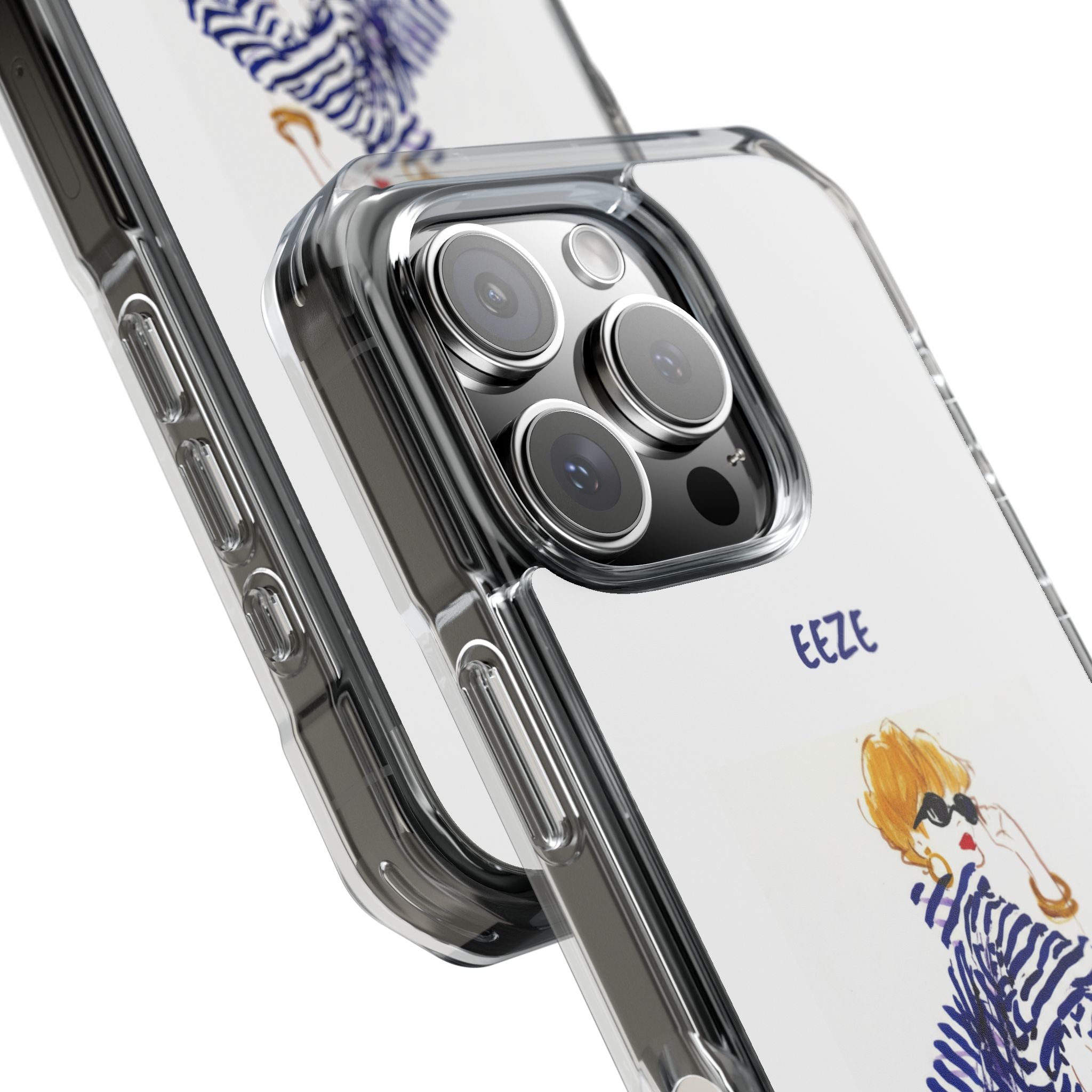 EEZE Girl Magnetic Clear Impact Case