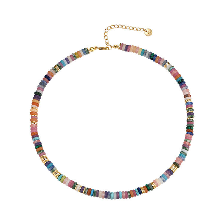 Natural Stone Special-interest Design Light Clavicle Chain