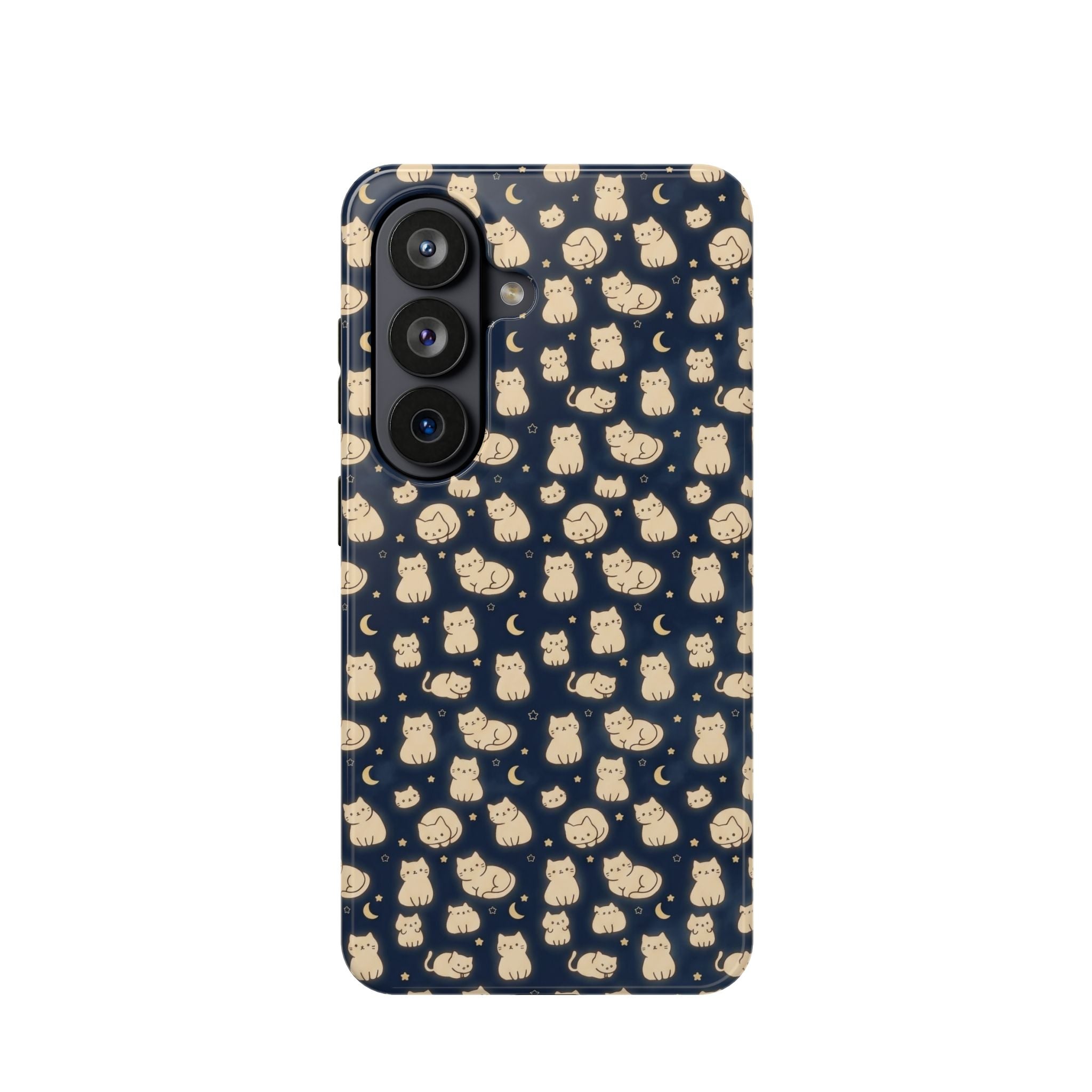 Glowy Cat Clear Impact Case