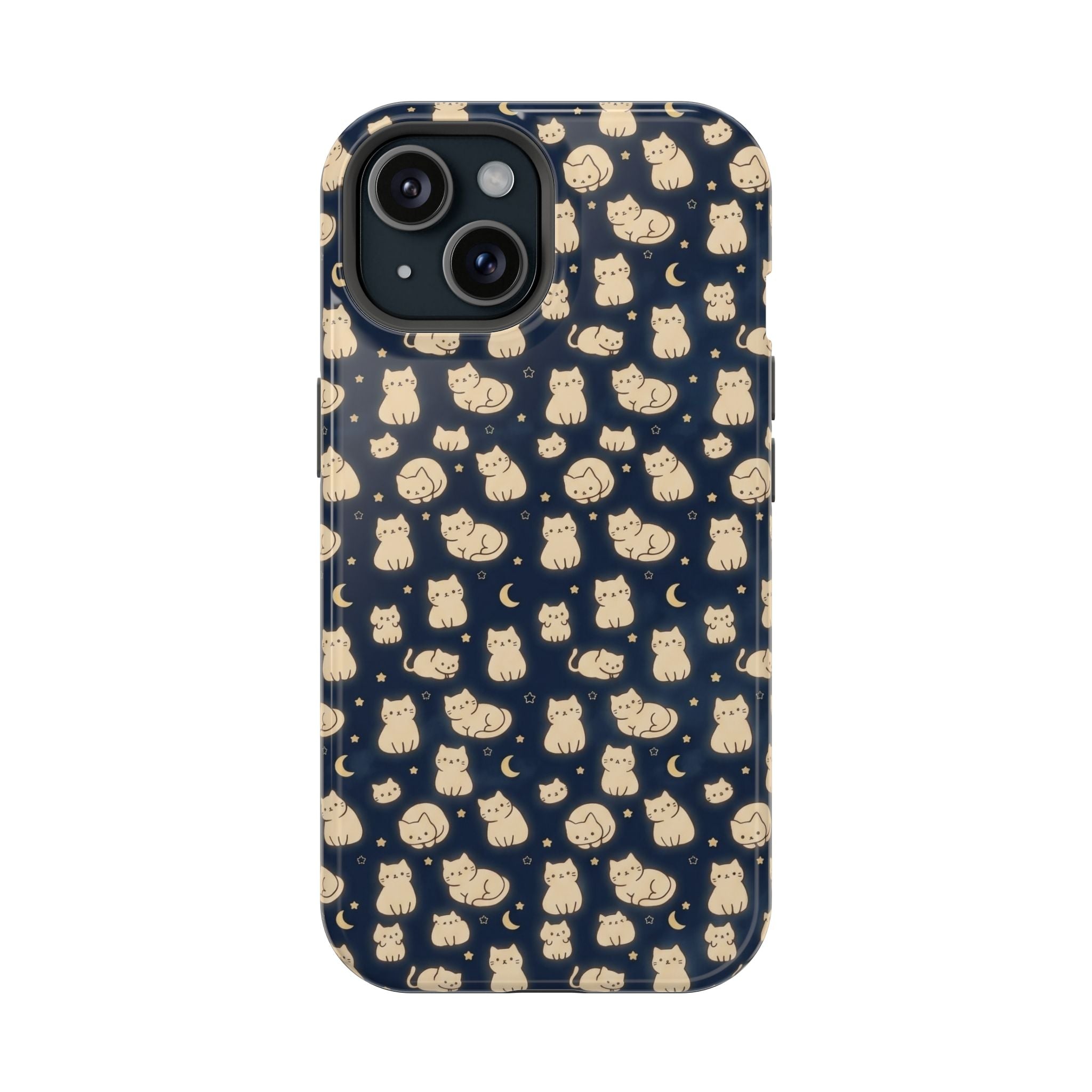 Glowy Cat Clear Impact Case