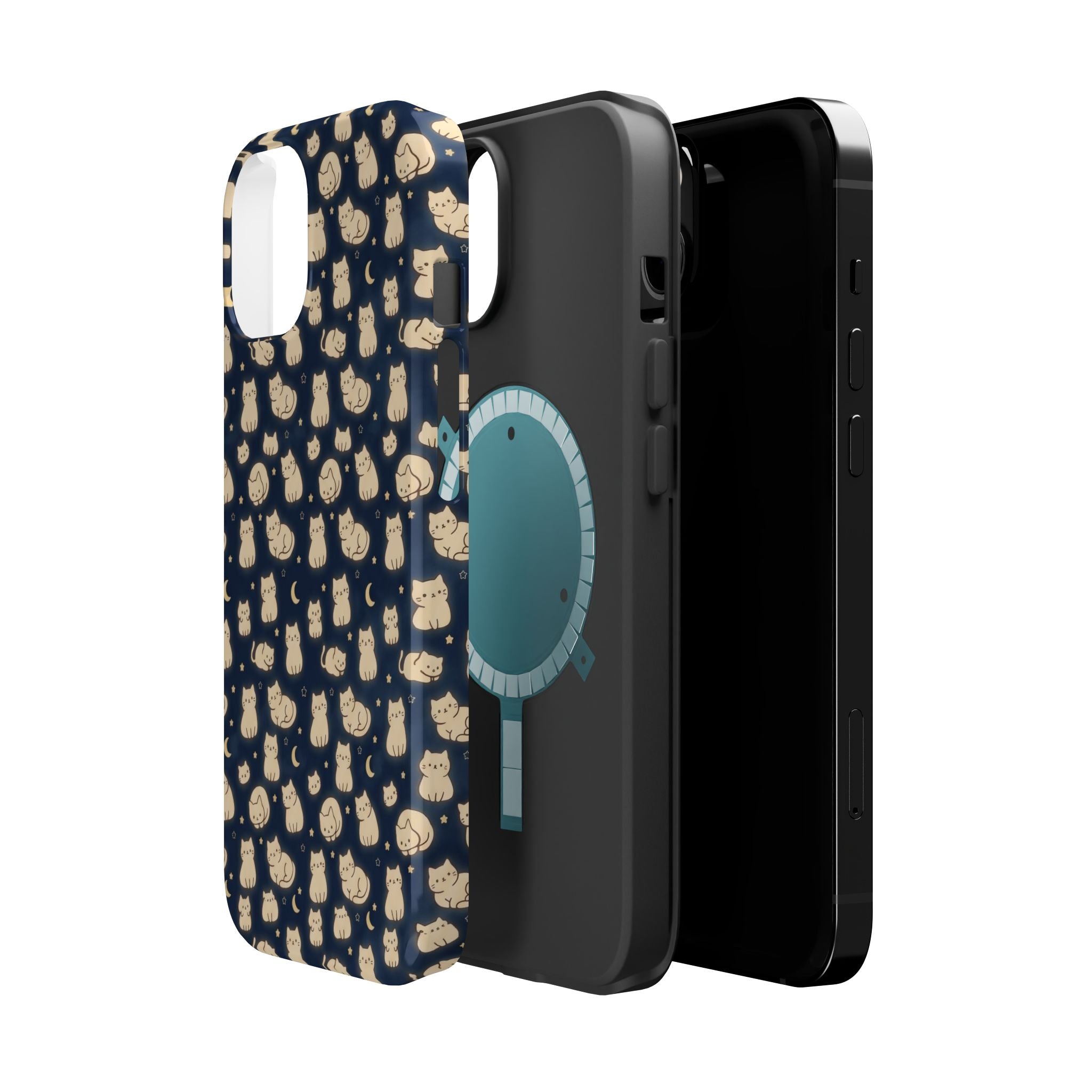 Glowy Cat Clear Impact Case