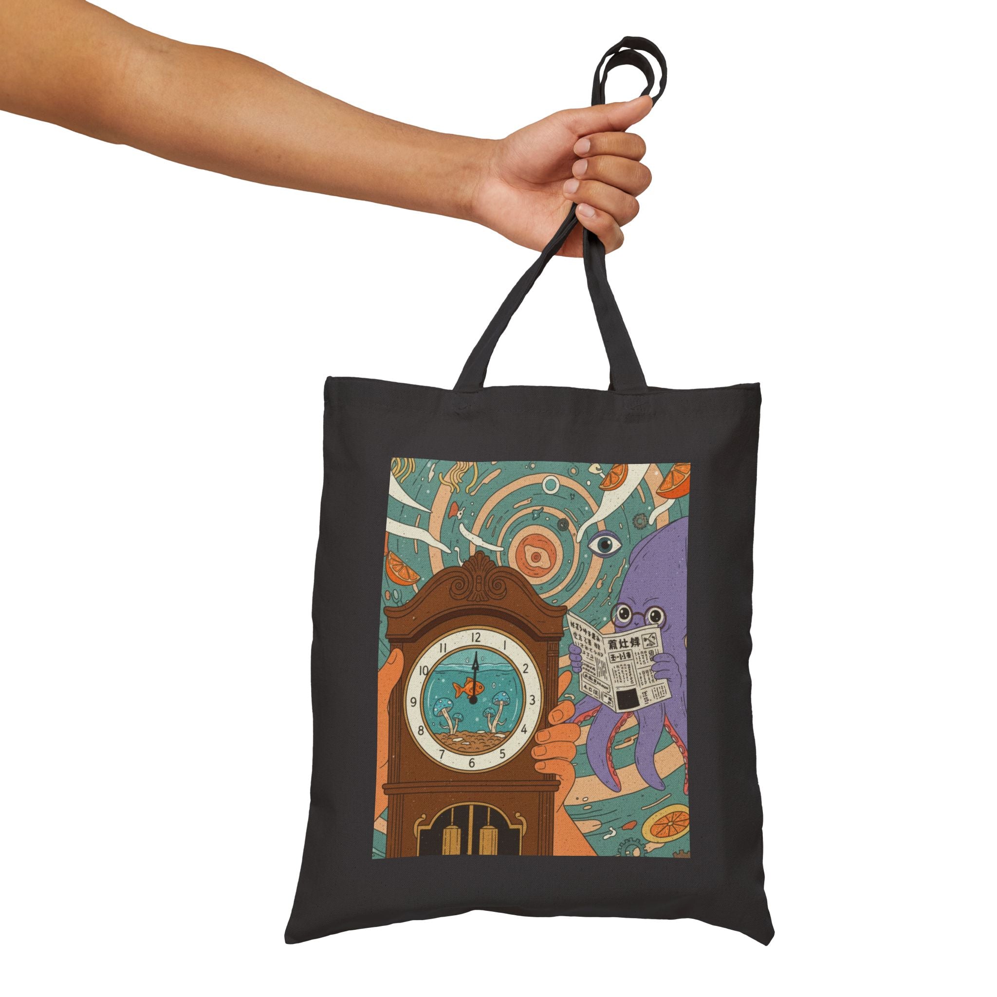 Sea Stories Cotton Canvas Tote Bag