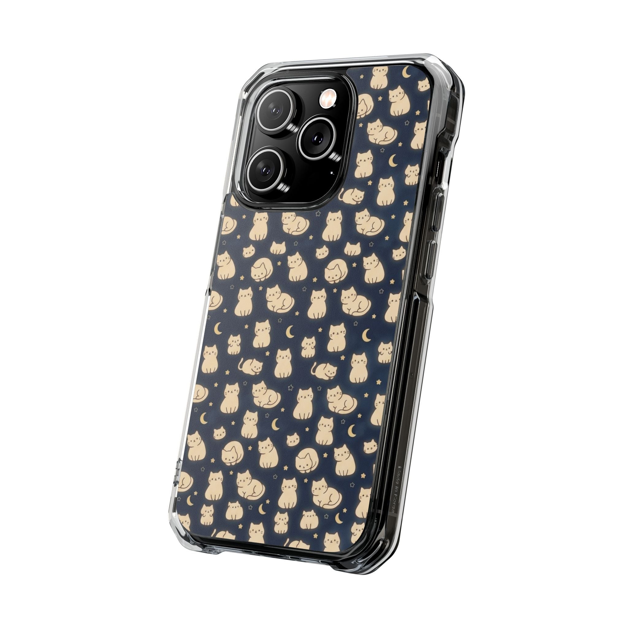 Glowy Cat Clear Impact Cases