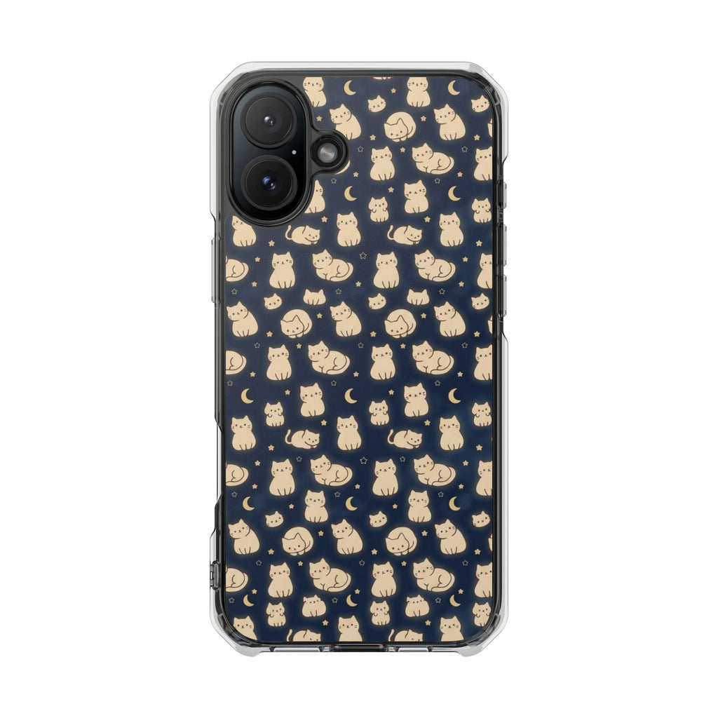 Glowy Cat Clear Impact Cases