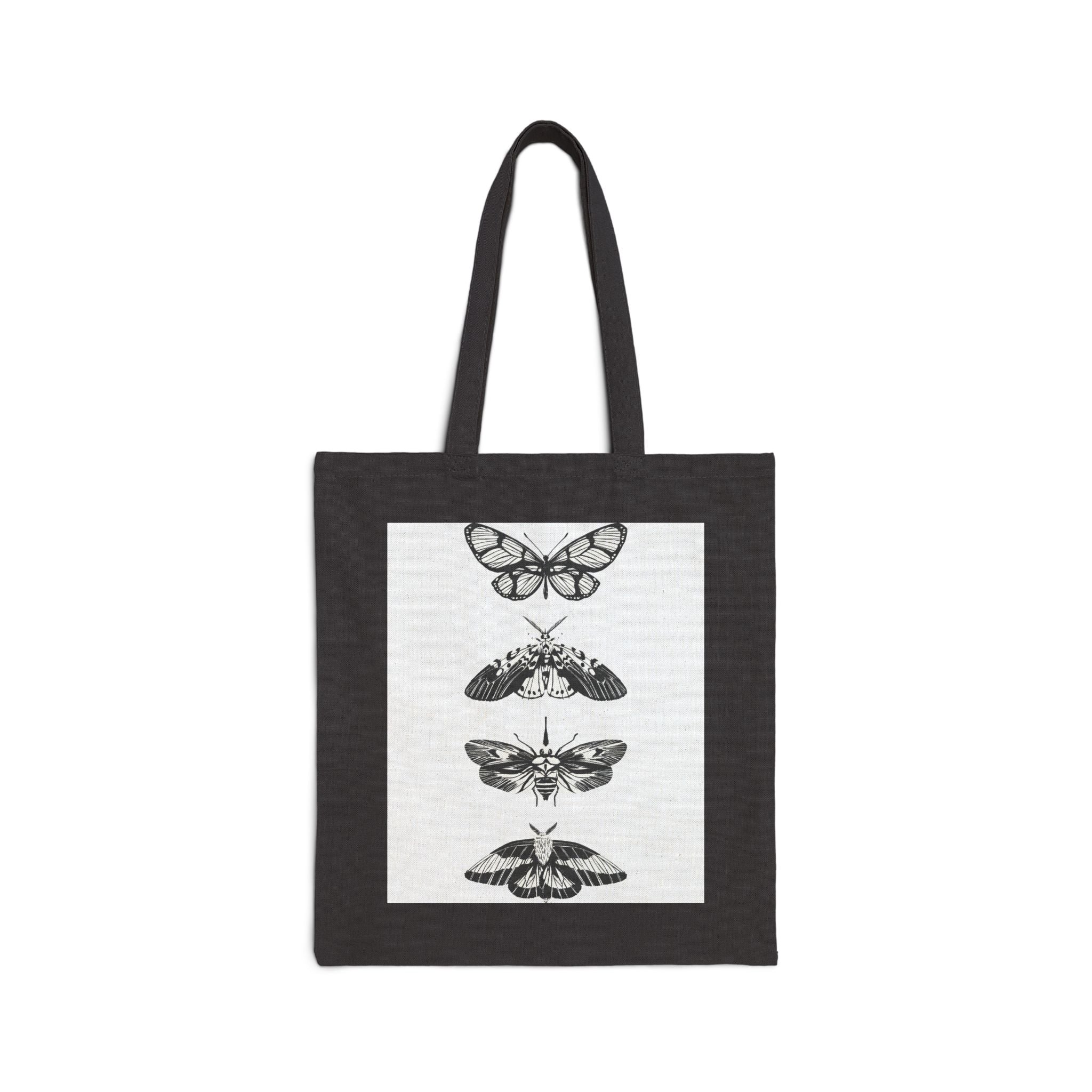 Vintage Wings Cotton Canvas Tote Bag