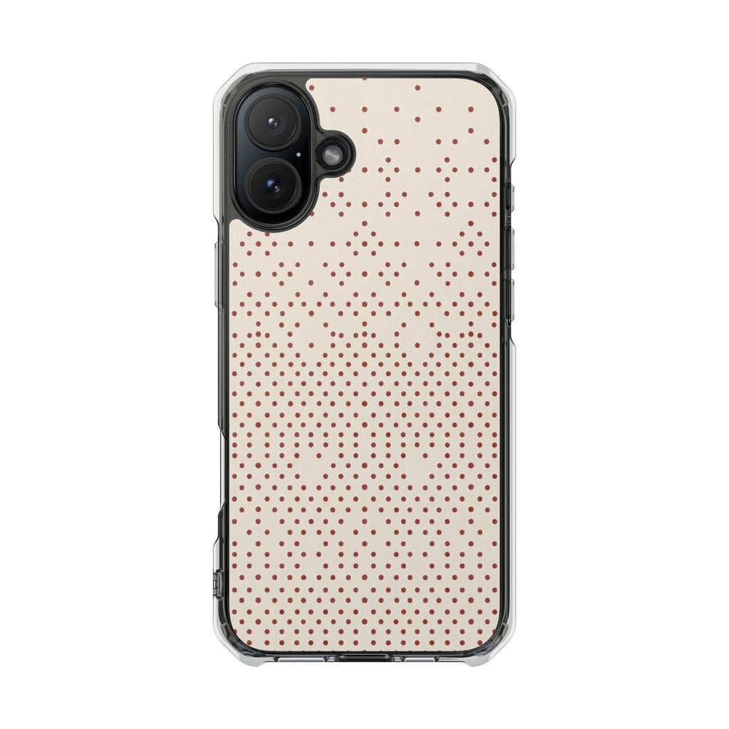 Cinnamon Dots Clear Impact Cases