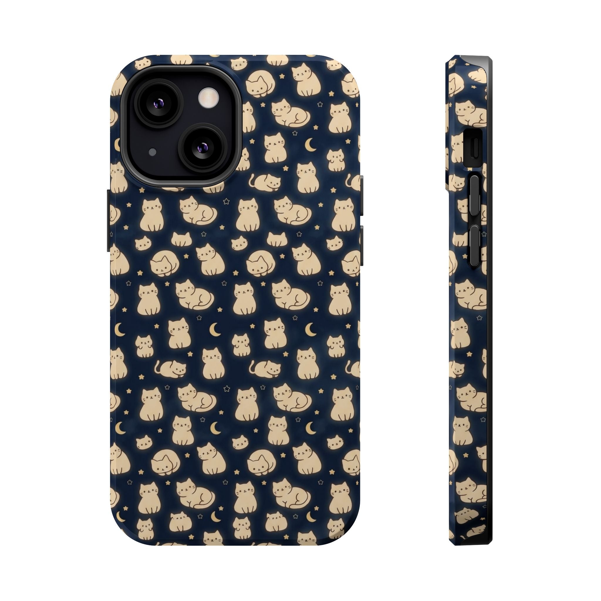 Glowy Cat Clear Impact Case