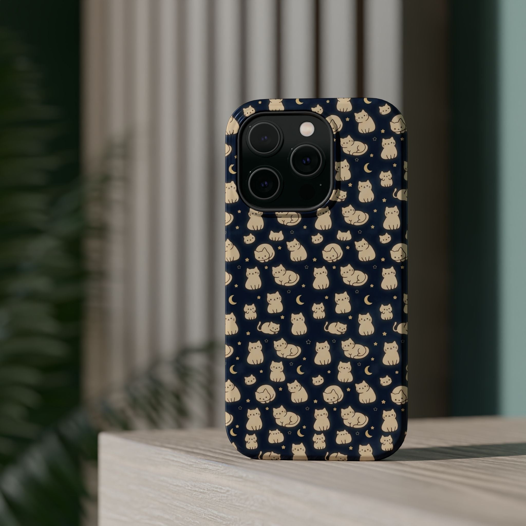 Glowy Cat Clear Impact Case
