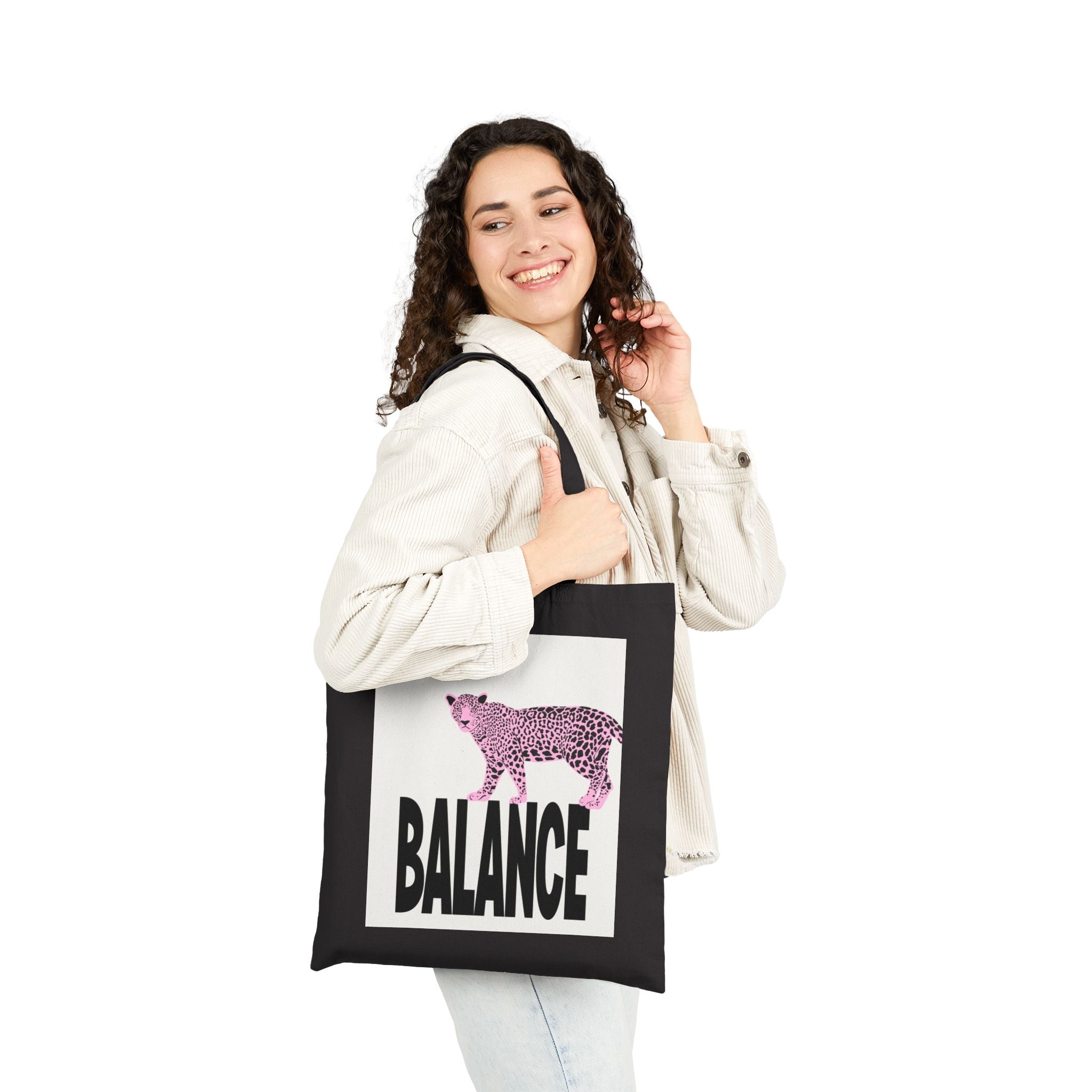 Pink Panther Cotton Canvas Tote Bag