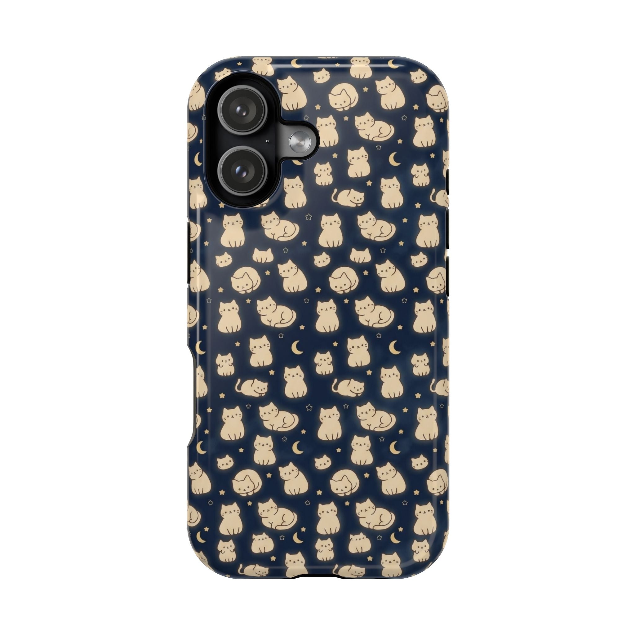 Glowy Cat Clear Impact Case