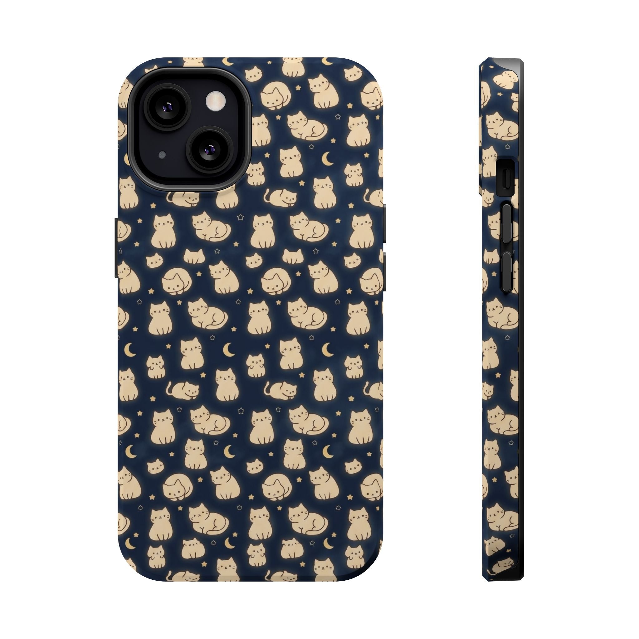 Glowy Cat Clear Impact Case