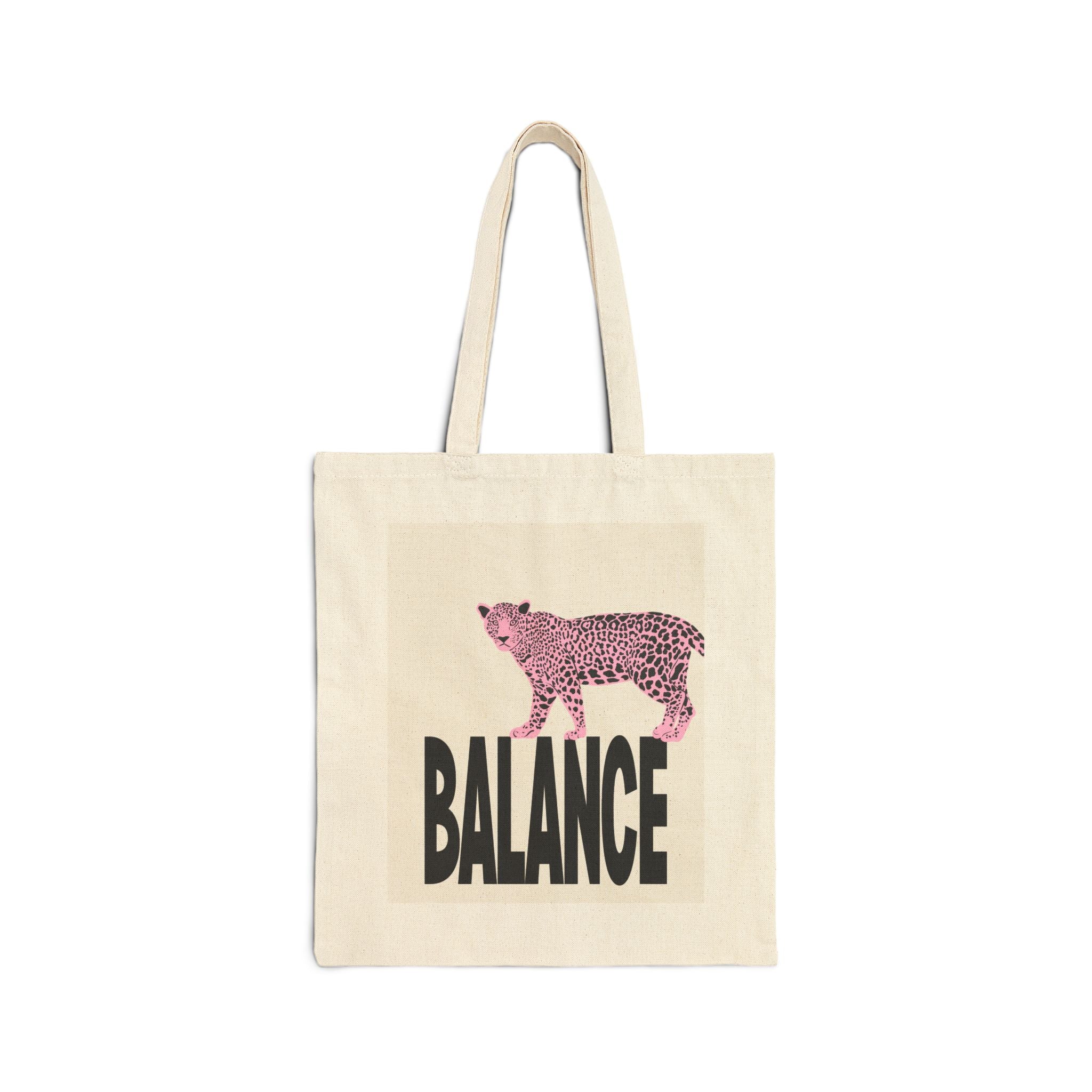 Pink Panther Cotton Canvas Tote Bag