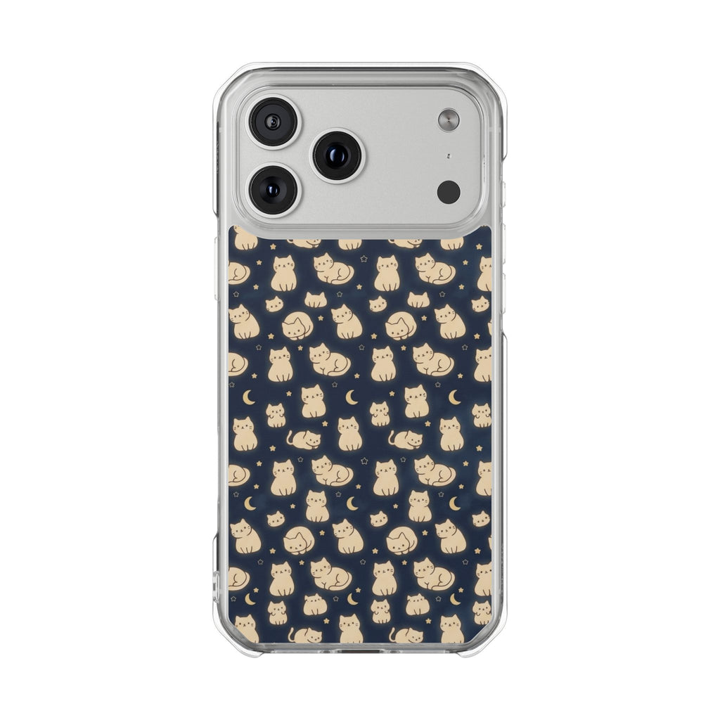 Glowy Cat Clear Impact Cases
