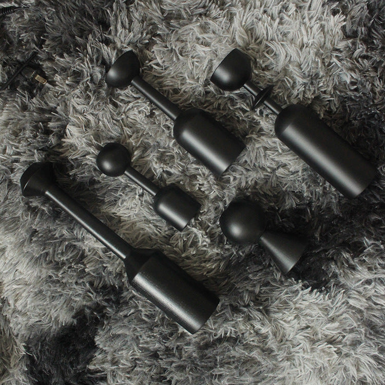 Scandinavian Style Wooden Candlestick – Matte Black Candle Holder