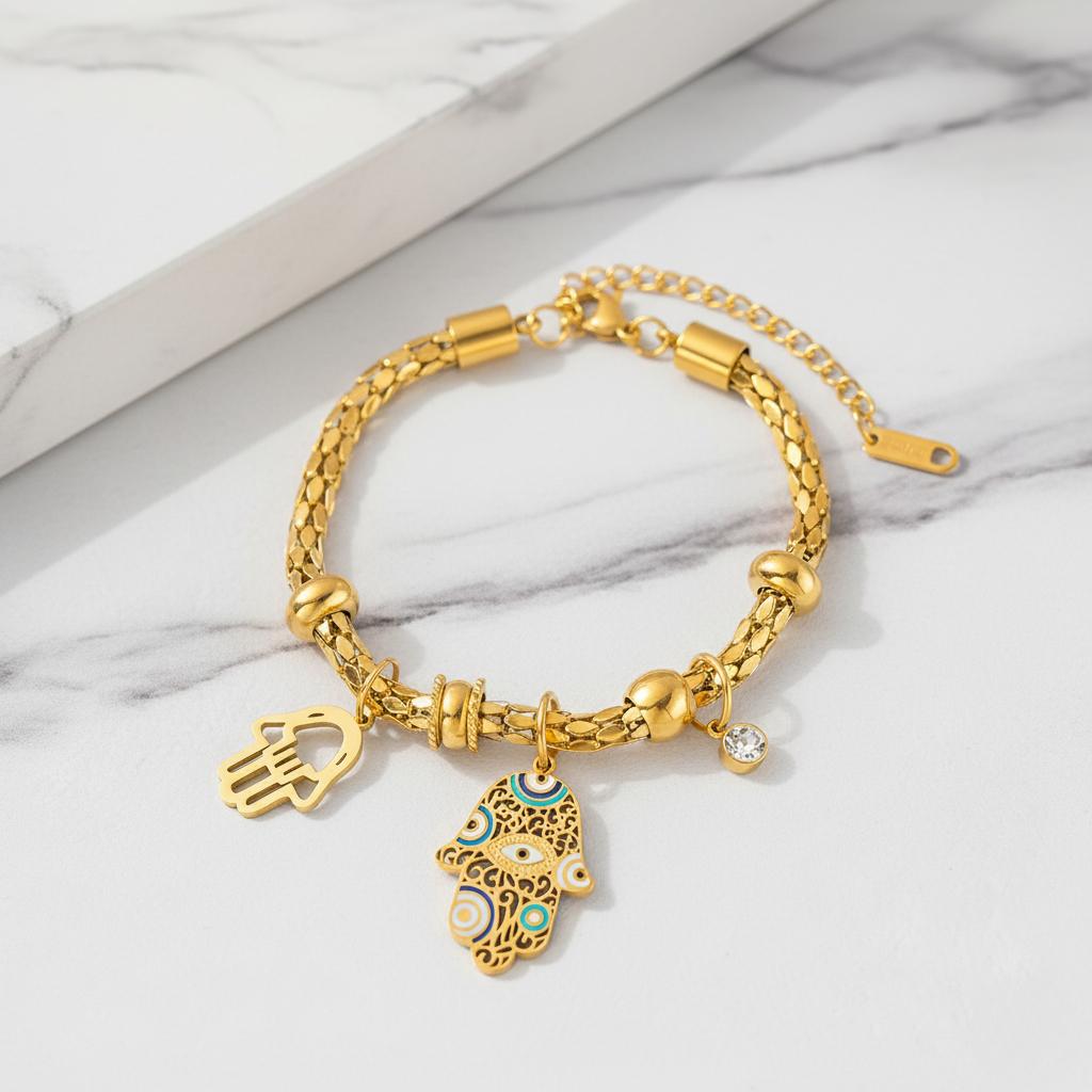 Colored Eye Drop Bracelet