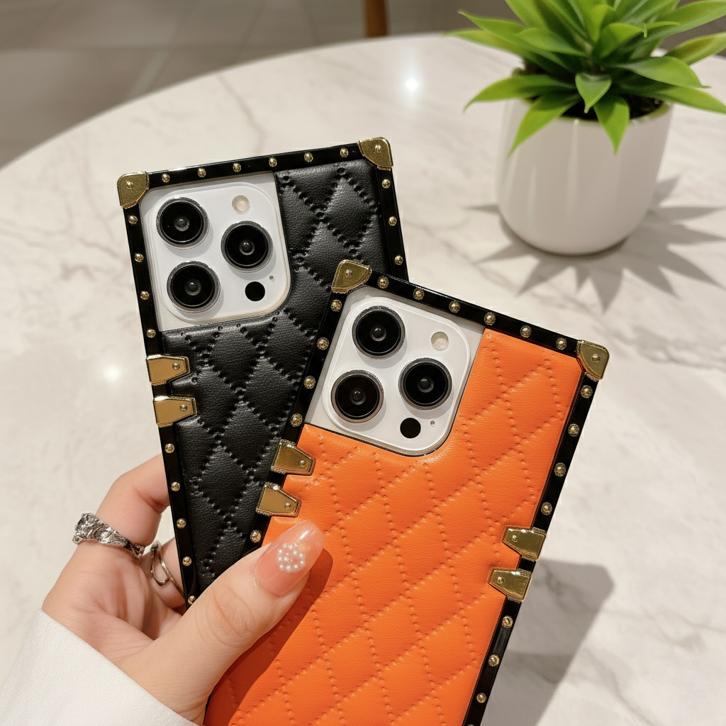 Luxe Square Quilt IPhone Case