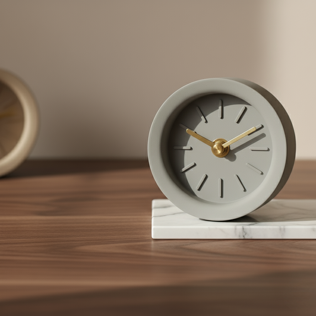 The Aurum Dial Modern Accent Clock
