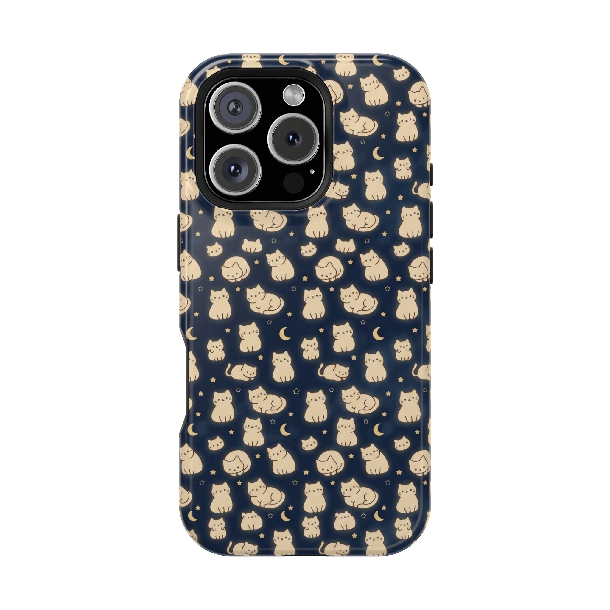 Glowy Cat Clear Impact Case