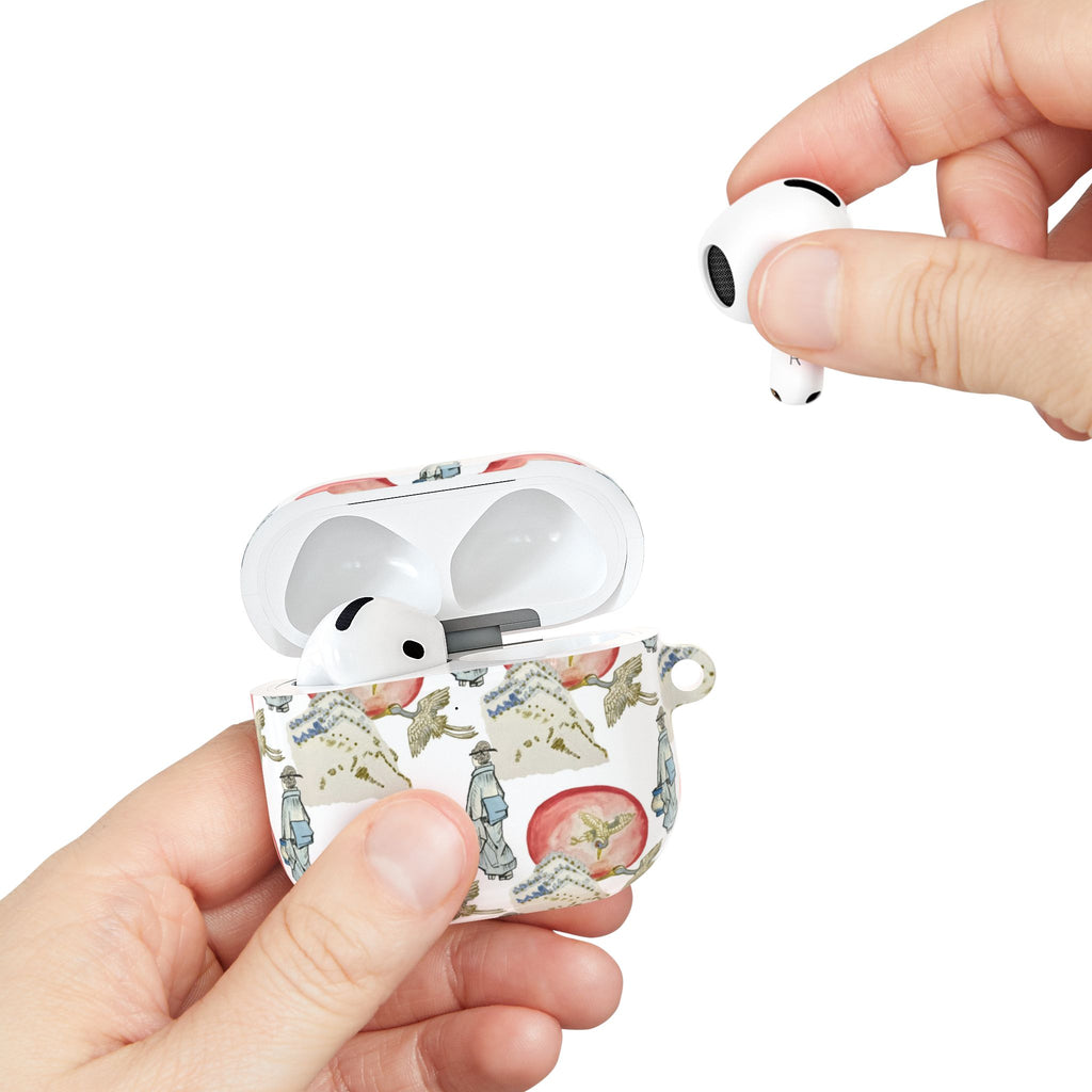 Watercolor Japan AirPods Case