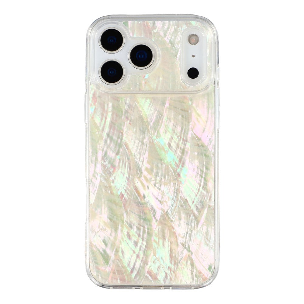 Natural Seashell Design TPU back cover for iPhone 17 Pro Magnetic Case