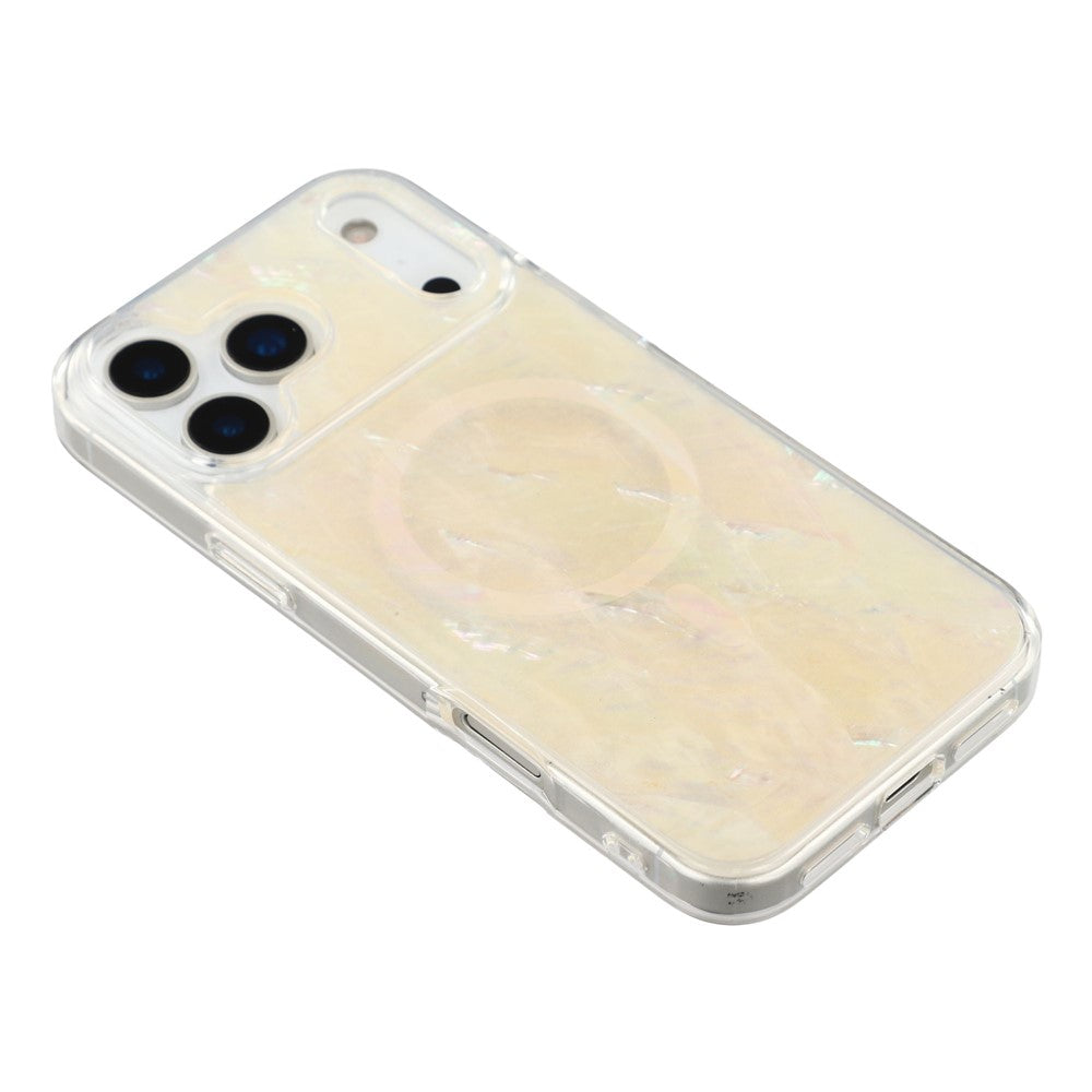 Natural Seashell Design TPU back cover for iPhone 17 Pro Magnetic Case