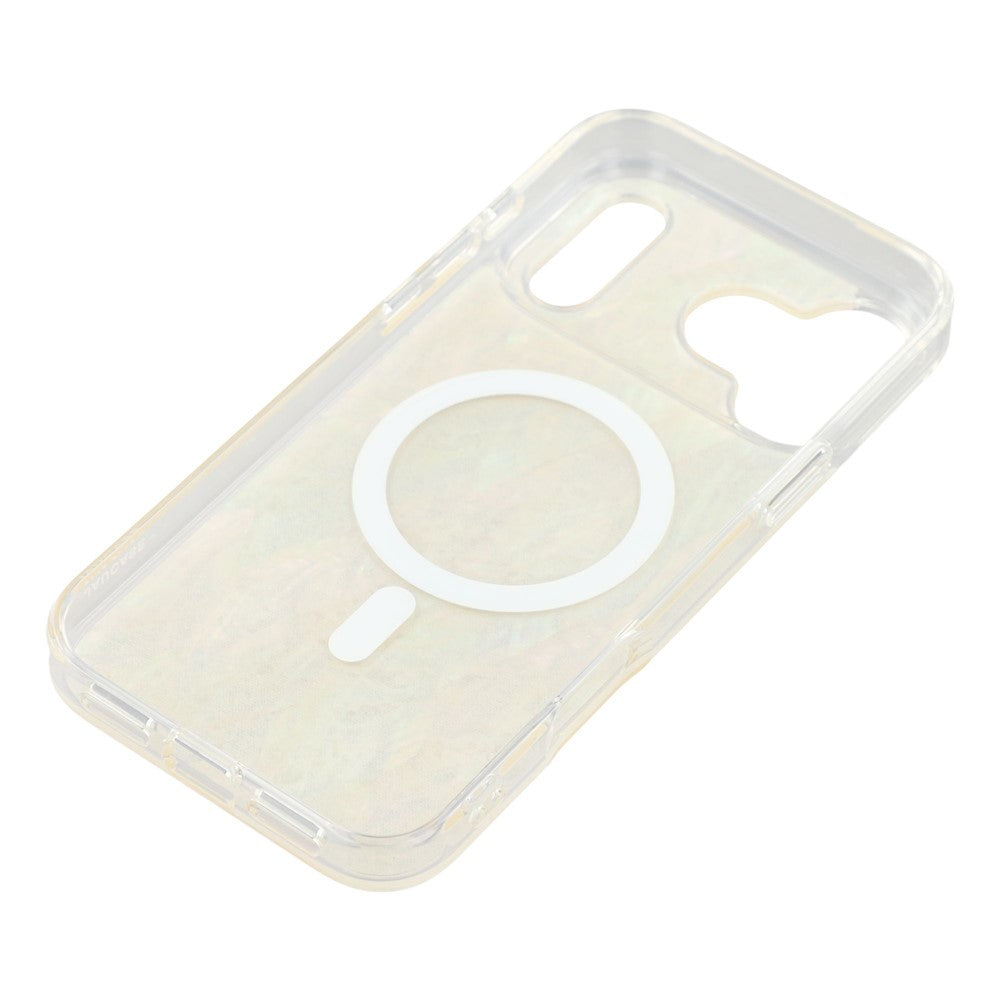 Natural Seashell Design TPU back cover for iPhone 17 Pro Magnetic Case