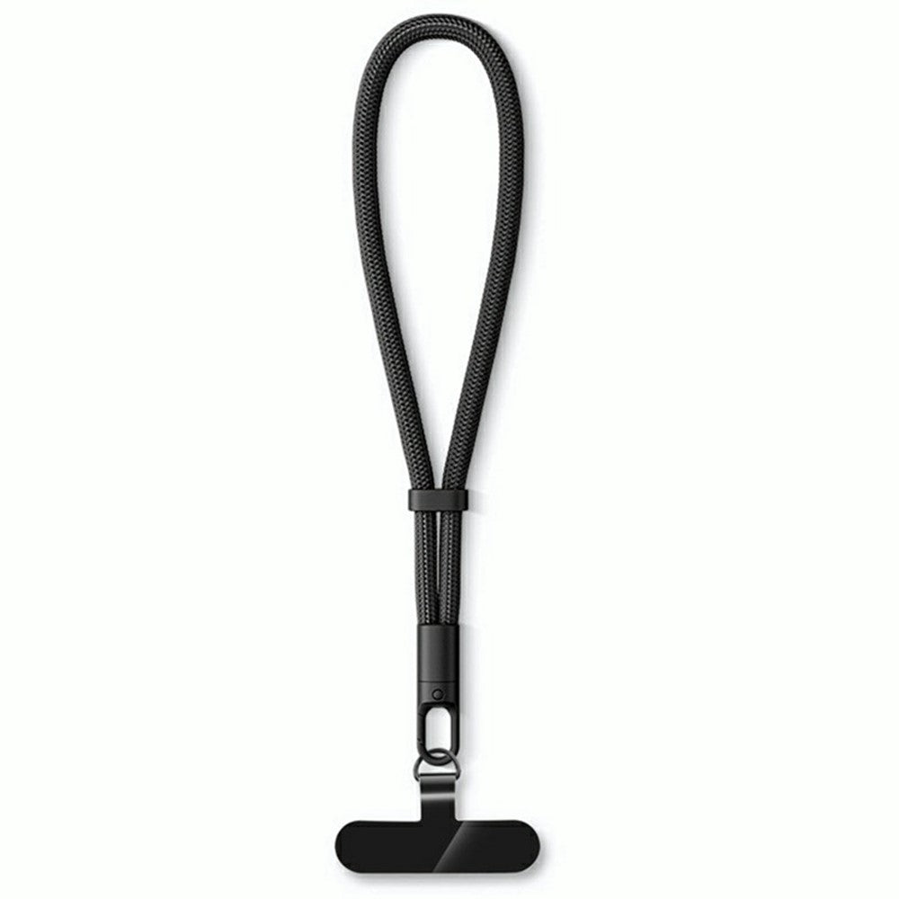 Adjustable Wrist Strap Self-Locking Phone Lanyard with Tether Tab, 360-Degree Rotating Hook