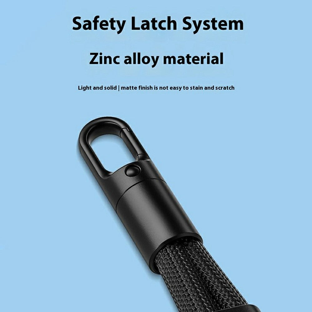 Adjustable Wrist Strap Self-Locking Phone Lanyard with Tether Tab, 360-Degree Rotating Hook