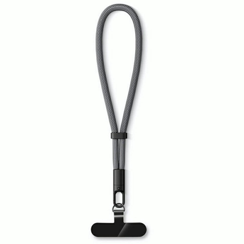 Adjustable Wrist Strap Self-Locking Phone Lanyard with Tether Tab, 360-Degree Rotating Hook