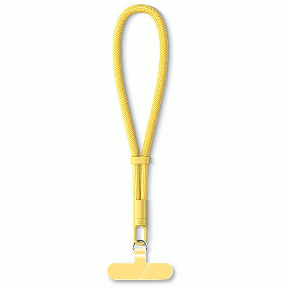 Adjustable Wrist Strap Self-Locking Phone Lanyard with Tether Tab, 360-Degree Rotating Hook