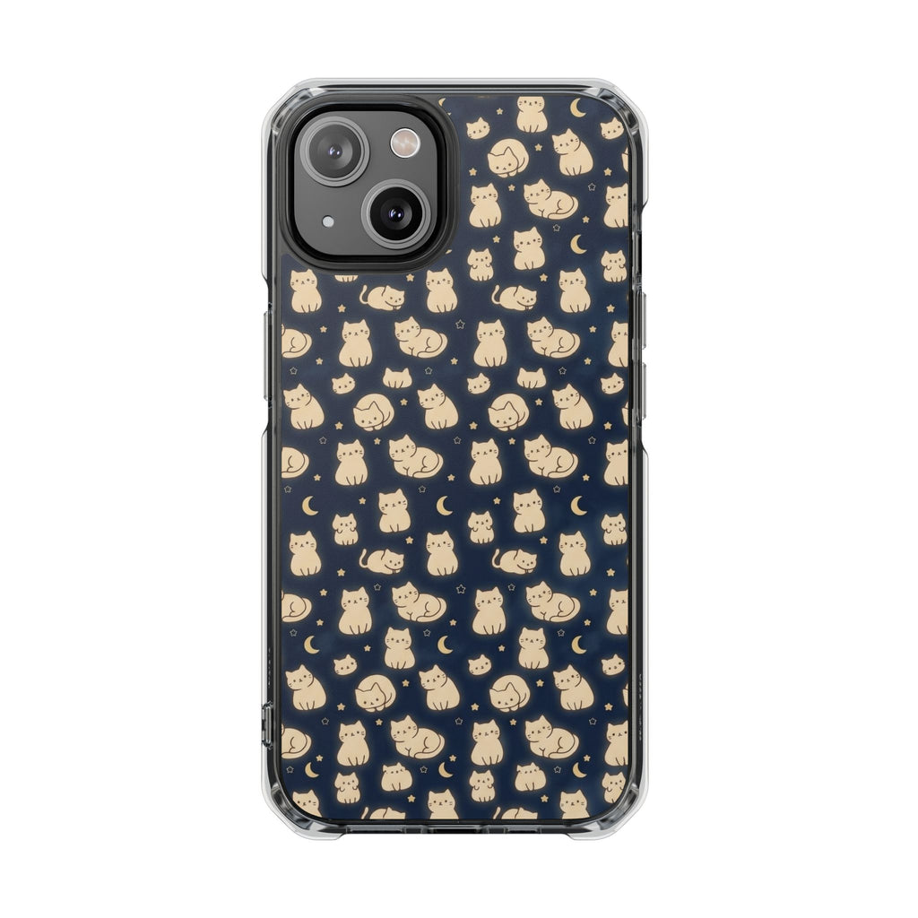 Glowy Cat Clear Impact Cases